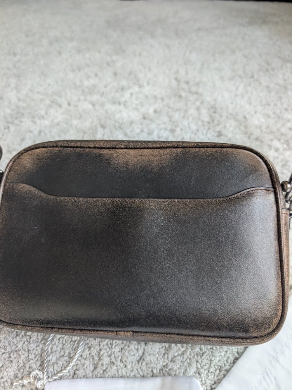 Coach Radio Camera Bag in Loved Leather - Picture 8 of 11